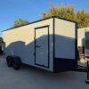 2026 7x18 V-Nose Enclosed Cargo Trailer | 5200lb Axles + Blackout Package