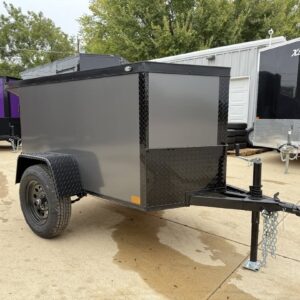 2026 4x6 SA V-Nose Enclosed Cargo Trailer | Blackout Package + ATP Edition