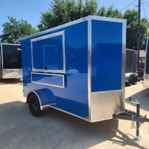 2026 5x10 SA V-Nose Enclosed Cargo Trailer | Vending Window + ATP Package