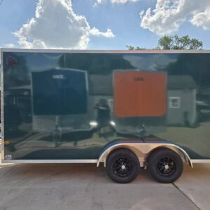 2026 7x16 TA V-Nose Enclosed Cargo Trailer | All-Aluminum + 4-Year Warranty