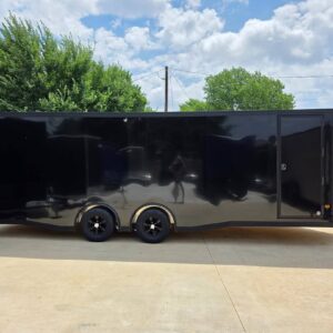 2025 8.5x24 V-Nose Enclosed Car Hauler Trailer | All-Aluminum + Blackout Package
