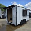 2025 8.5x14 TA3 Flat Nose Screwless Enclosed Vending Trailer 10K | Vending Window Package